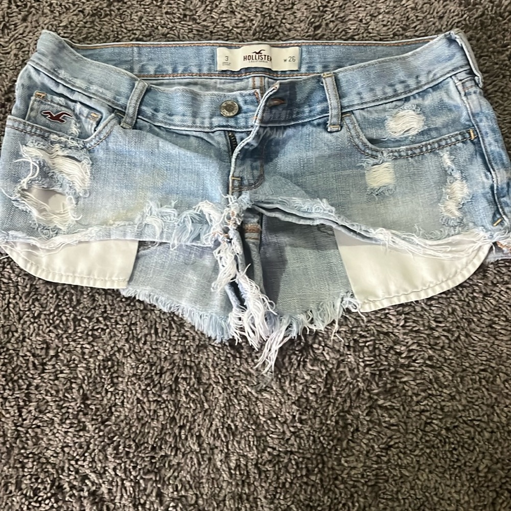 Hollister denim shorts